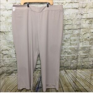 Eureka Beige Wide Leg Dress Pants